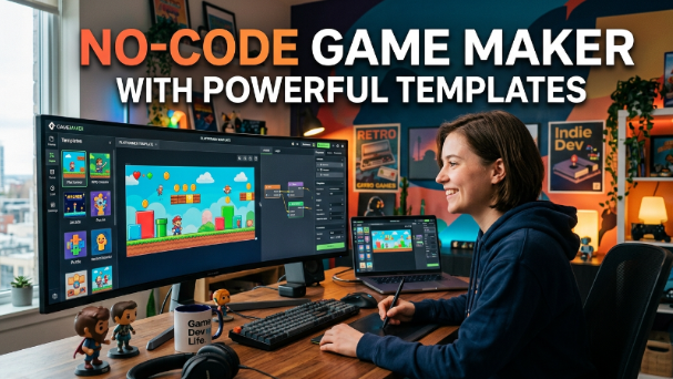 No-Code Game Maker with Powerful Templates